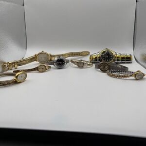 Vintage Ladies Watch LotMixed Styles 8pc Bundle Gold Silver